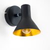 Mavas Muurlamp Zwart, 1-licht