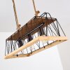 Logum Hanglamp Bruin, Zwart, 3-lichts