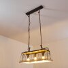 Logum Hanglamp Bruin, Zwart, 3-lichts