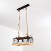 Logum Hanglamp Bruin, Zwart, 3-lichts