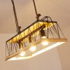Logum Hanglamp Bruin, Zwart, 3-lichts