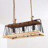 Logum Hanglamp Bruin, Zwart, 3-lichts