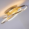 Manning Plafondlamp LED Nikkel mat, 1-licht