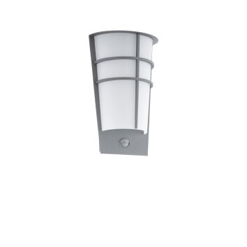Eglo BREGANZO 1 Buiten muurverlichting LED Zilver, 2-lichts