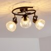 Bohemia Plafondlamp Zwart, 3-lichts