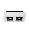 Lucide XIRAX Plafond spot LED Wit, 2-lichts
