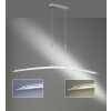 Honsel Metis Hanglamp LED Nikkel mat, 1-licht, Kleurwisselaar