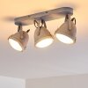 Butikon Plafondlamp Grijs, 3-lichts