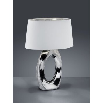 Reality TABA Tafellamp Zilver, 1-licht