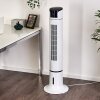 Urbino Tower Staande ventilator Zwart, Wit, Afstandsbediening