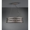 Reality Duncan Hanglamp LED Donkerbruin, Nikkel mat, 4-lichts