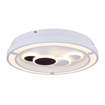 Globo SOLA Plafondlamp LED Wit, 1-licht, Afstandsbediening