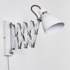Stranderott Muurlamp Chroom, Wit, 1-licht