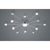 Trio BODRUM Plafondlamp LED Chroom, 12-lichts, Afstandsbediening