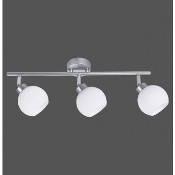 Leuchten-Direkt LOTTA Plafondlamp Zilver, 3-lichts