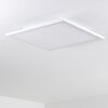 Bankura Plafondlamp LED Wit, 1-licht, Afstandsbediening, Kleurwisselaar