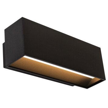 KS Verlichting Segment Muurlamp LED Zwart, 2-lichts