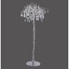 Paul Neuhaus Verlichting ICICLE Vloerlicht, Staande lamp Roestvrijstalen kleur, 5-lichts