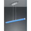 Reality LEIA Hanglamp LED Chroom, 1-licht, Afstandsbediening, Kleurwisselaar