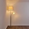 Gunstock Staande lamp Nikkel glanzend, 2-lichts