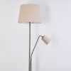 Gunstock Staande lamp Nikkel glanzend, 2-lichts