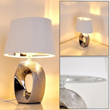 Rovio Tafellamp Zilver, 1-licht