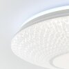 Brilliant Lucian Plafondlamp LED Wit, 1-licht, Afstandsbediening, Kleurwisselaar