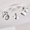 Callac Plafondlamp Wit, 3-lichts