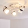 Callac Plafondlamp Wit, 3-lichts