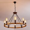 Riekje Hanger Bruin, Zwart, 8-lichts