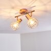 Palmira Plafondlamp Koperkleurig, 2-lichts