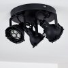 Jonsered Plafondlamp Zwart, 3-lichts