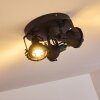 Jonsered Plafondlamp Zwart, 3-lichts