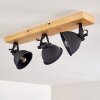 Svanfolk Plafondlamp Hout licht, 3-lichts