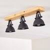 Svanfolk Plafondlamp Hout licht, 3-lichts