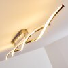 Dundas Plafondlamp LED roestvrij staal, 2-lichts