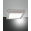 Fabas Luce Egon Plafondlamp LED Nikkel mat, 1-licht