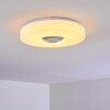 Athlone Plafondlamp LED Wit, 2-lichts, Afstandsbediening, Kleurwisselaar