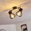 Gainesville Plafondlamp Zwart, 2-lichts