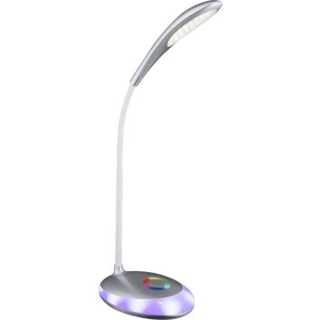 Globo MINEA Tafellamp LED Zilver, 1-licht, Kleurwisselaar