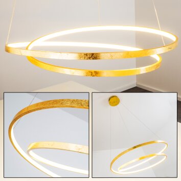 Stalon Hanglamp LED Goud, 1-licht