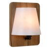 Lucide IDAHO Muurlamp Hout donker, 1-licht