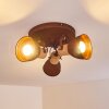 Kinzua Plafondlamp Roest, 3-lichts