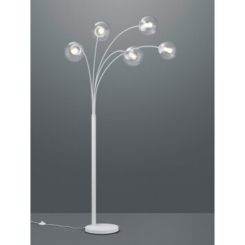 Trio Balini Staande lamp LED Wit, 5-lichts