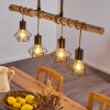 Bardhaman Hanglamp Bruin, Zwart, 4-lichts