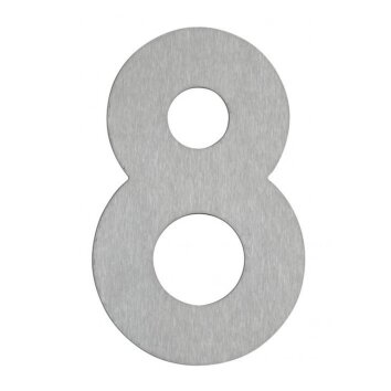 Albert 928 Huisnummer 8 roestvrij staal