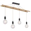 Globo LIONI Hanger Bruin, Zwart, 4-lichts
