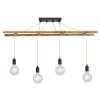 Globo LIONI Hanger Bruin, Zwart, 4-lichts