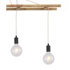 Globo LIONI Hanger Bruin, Zwart, 4-lichts