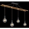 Globo LIONI Hanger Bruin, Zwart, 4-lichts